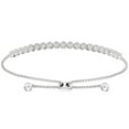 thumbnail image 2 of Sterling Silver and 0.25 CT. T.W. Diamond Tennis Style Bolo Bracelet, 2 of 5
