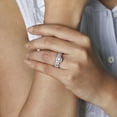thumbnail image 3 of 0.50 CT. T.W. Round Cut Halo Diamond Ring & Band Set in 14K Gold, 3 of 6