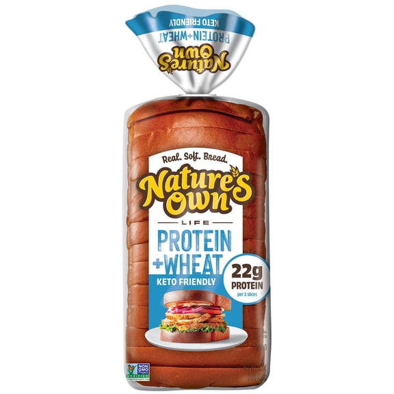 Nature's Own Life Wheat + Protein Bread, 16 oz.