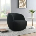 thumbnail image 1 of Blair Boucle Swivel Chair, 1 of 8