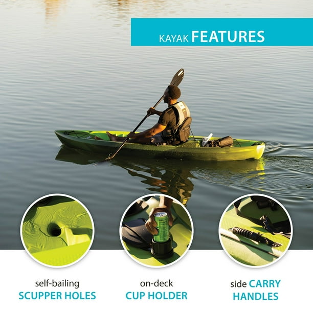 Lifetime Kenai Sit-On-Top Kayak, Paddle Included - Samsclub.com