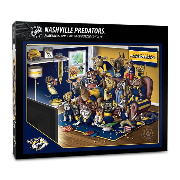 YouTheFan NHL Purebred Fans 500pc Puzzle, Assorted Teams