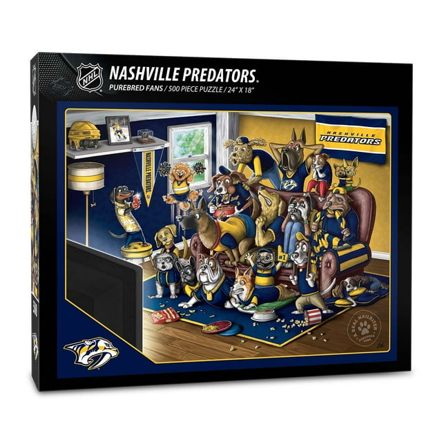 YouTheFan NHL Purebred Fans 500pc Puzzle, Assorted Teams