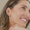 thumbnail image 5 of Lab Created Diamond Earrings in 14K Gold, 5 of 7