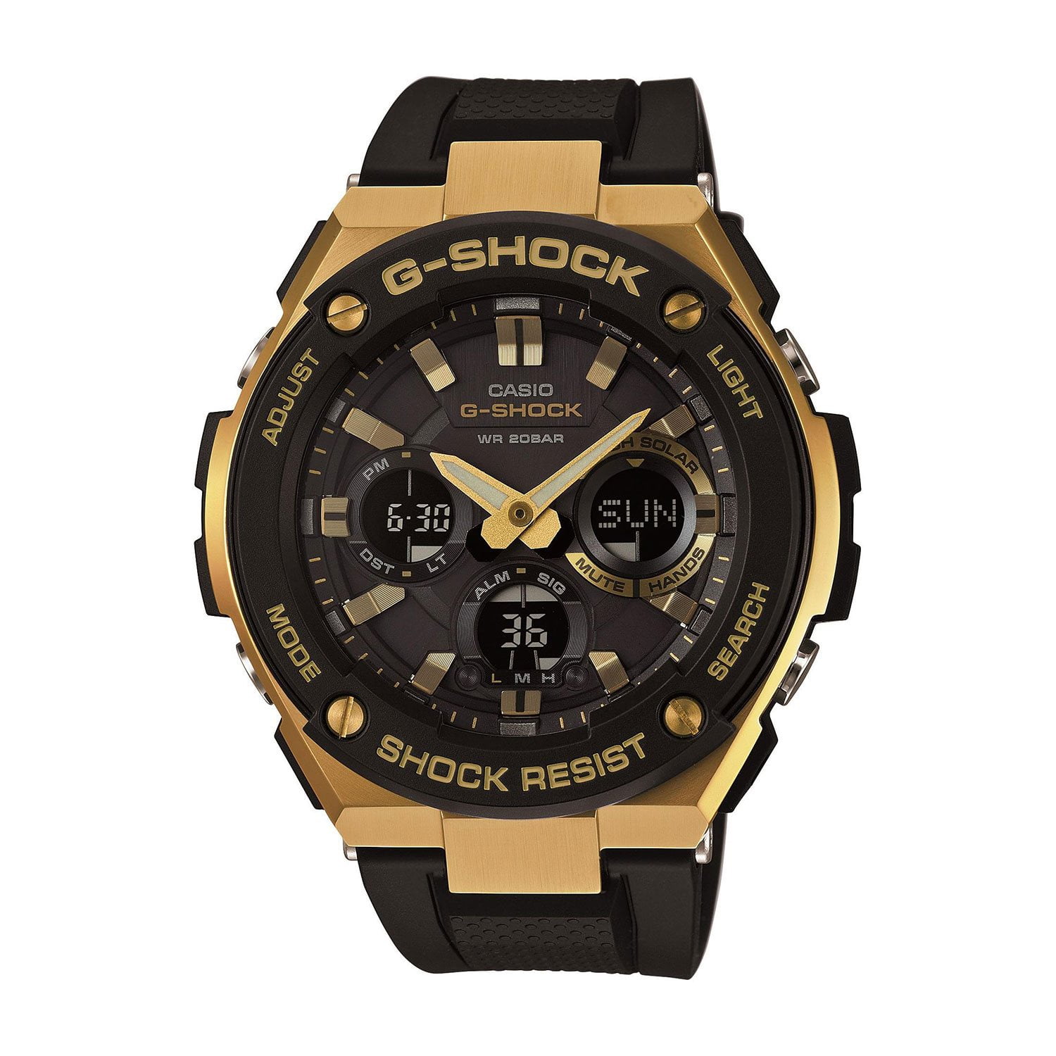 Casio G-Shock Men's Solar Powered G-Steel Watch 52MM GST