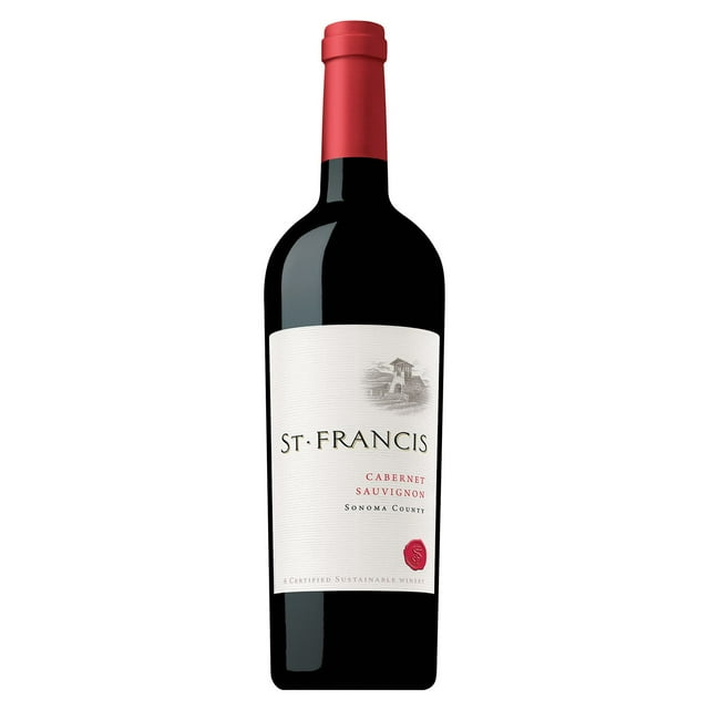 St. Francis Cabernet Sauvignon, Sonoma County Red Wine, 750 ml
