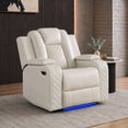 thumbnail image 1 of Society Den Amias Power Motion Recliner with Power Headrest, LED, 1 of 5