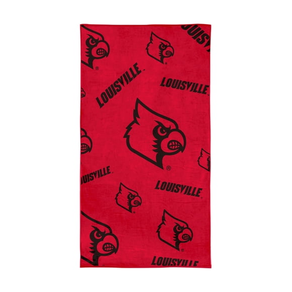 Logo Brands Louisville Cardinals 38"x72" Beach Towel