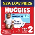 thumbnail image 1 of Huggies Little Snugglers Plus Baby Diapers, Size 1-2, 1 of 12