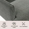 thumbnail image 2 of Gatsby Modern Stain-Resistant Velvet Accent Chair, Assorted Colors, 2 of 14
