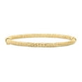 thumbnail image 1 of Diamond Cut Bangle Bracelet in 14K Gold, 1 of 8
