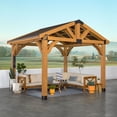 thumbnail image 3 of Backyard Discovery 12' x 10' Brookdale Gazebo with PowerPort, 3 of 11
