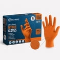 thumbnail image 1 of Simpli-Magic Industrial Orange Nitrile Gloves, 1000-Count - M, L & XL, 1 of 8