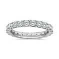 thumbnail image 1 of Lab Created Round Cut Diamond Eternity Band, 1 of 4