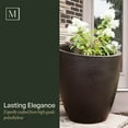 thumbnail image 6 of Mayne Modesto Round Planter, Choose Size, 6 of 10