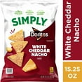 thumbnail image 3 of Simply Doritos White Cheddar Nacho Tortilla Chips, 15.25 oz., 3 of 6