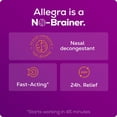 thumbnail image 5 of Allegra D 24-Hour Non-Drowsy Allergy and Congestion Relief Tablets, 15 ct., 5 of 7