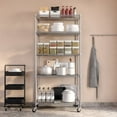thumbnail image 11 of Seville Classics UltraDurable 5-Tier NSF Steel Shelving, 36" W x 24" D x 76" H, 11 of 15