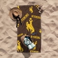 thumbnail image 2 of Logo Brands Wyoming Cowboys 38"x72" Beach Towel, 2 of 6