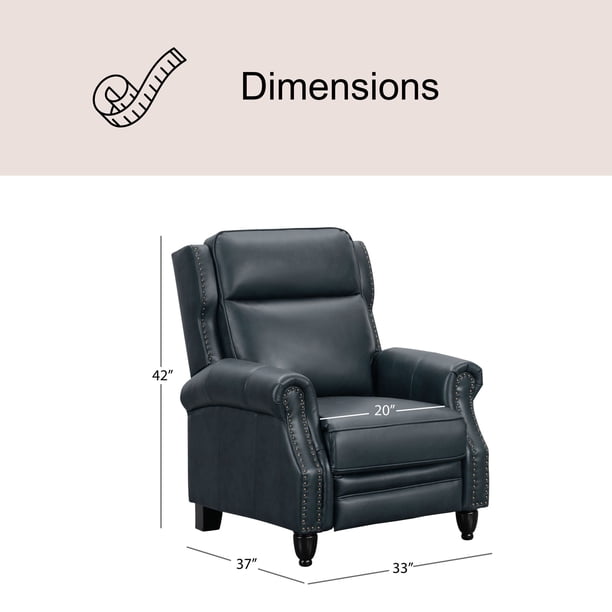 Pollenza Leather Pushback Recliner Chair - Samsclub.com