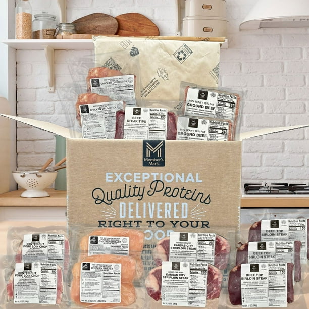 Member's Mark Premium Beef, Pork, and Chicken Curated Box, Frozen