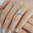 thumbnail image 5 of 0.70 CT. T.W. Pear Shaped Diamond Halo Ring in 14K Gold, 5 of 5