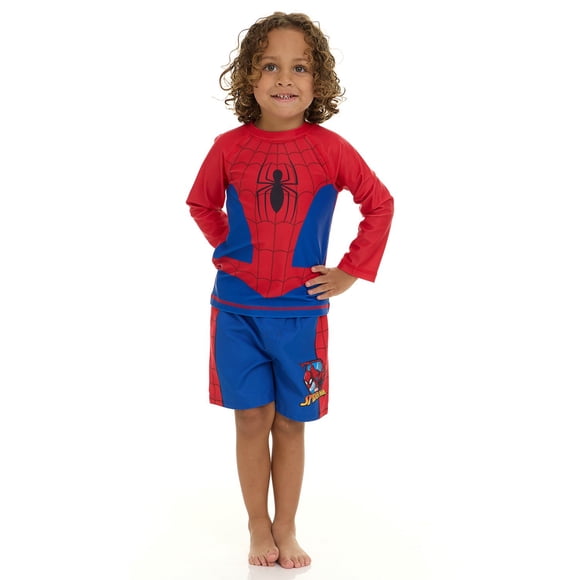 Character Boys 2 Piece Rashguard and Swim Trunk Set