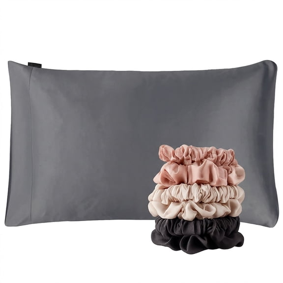 NIGHT Satin Pillowcase & Scrunchies Gift Set, 7 pc.