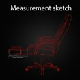 thumbnail image 5 of Arozzi Mugello Special Edition Gaming Chair with Footrest, Dark Grey, 5 of 12
