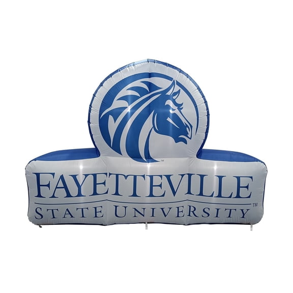 Logo Brands Fayetteville State Broncos Pre-Lit 7’x10’ Inflatable