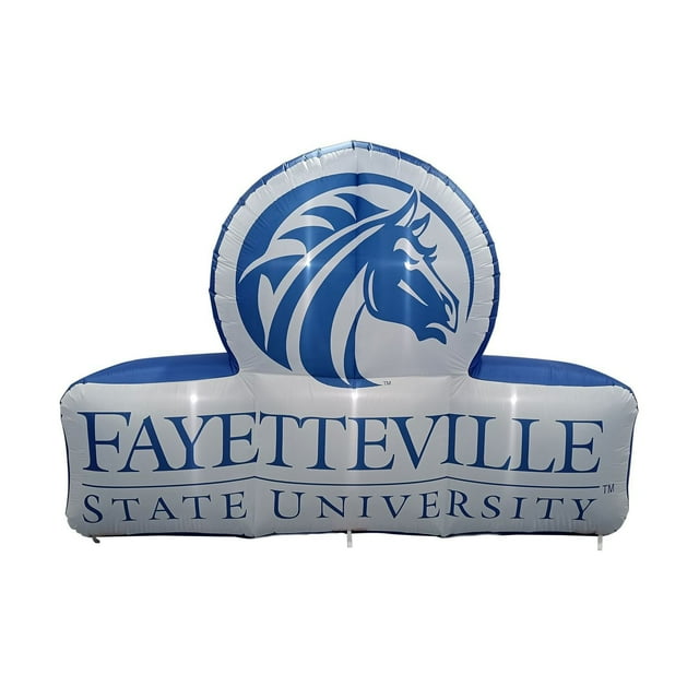 Logo Brands Fayetteville State Broncos Pre-Lit 7’x10’ Inflatable