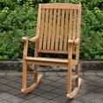 thumbnail interactive-video image 1 of Member's Mark Teak Porch Rocker, 1 of 8