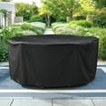 thumbnail image 6 of Member's Mark Breck Round High Fire Dining Set with Sunbrella Fabric, 7pc, 6 of 6