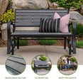 thumbnail image 2 of Lifetime Weather-Resistant Glider Bench, 2 of 12
