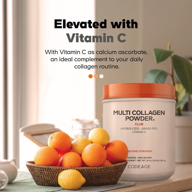 Codeage Multi Collagen + Vitamin C, 9g Protein, 20 oz. - Samsclub.com