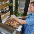 thumbnail image 21 of Backyard Discovery Luxury Galvanized Steel Covered Outdoor Kitchen w/ Grill & Pizza Oven, 21 of 26