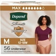 thumbnail image 1 of Depend Silhouette Incontinence Underwear for Women, Maximum Absorbency, Choose Size, 1 of 9