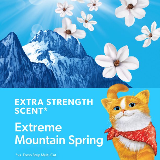 Fresh Step Lightweight Extreme With Febreze Odor Control Scoopable