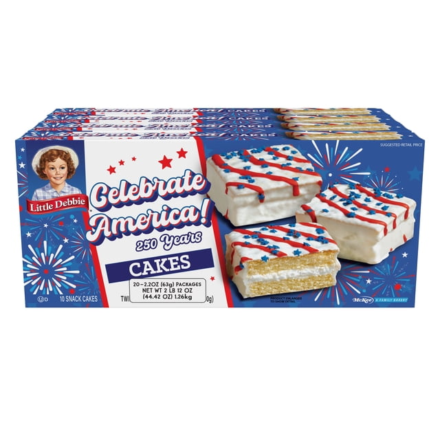 Little Debbie Club Pack Valentine Cakes, 10 ct., 4 pk.