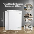 thumbnail image 6 of Igloo 3.5 Cu. Ft. Chest Freezer, White, 6 of 8
