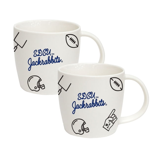 Logo Brands South Dakota State Jackrabbits 18oz Playmaker Mug Bundle