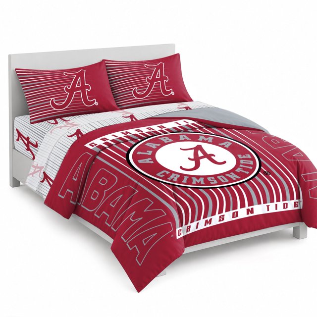 Logo Brands Alabama Crimson Tide Bed-In-A-Bag Set