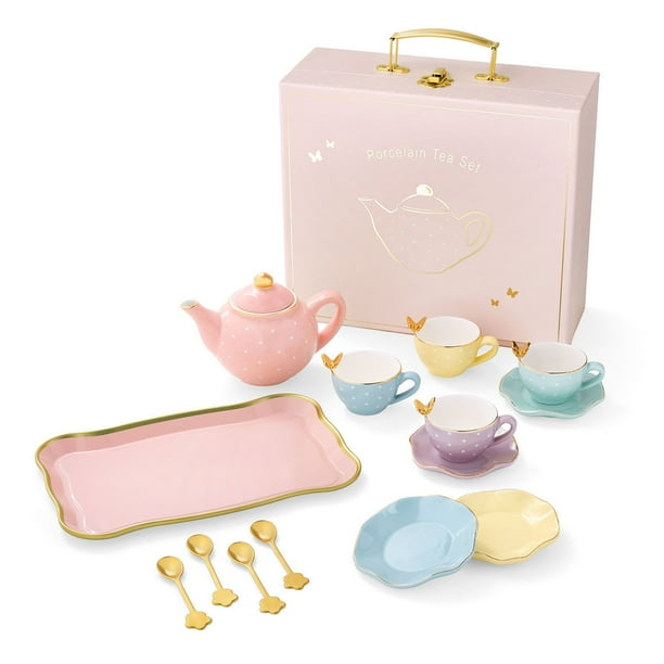 Member's Mark Butterfly Porcelain Tea Set, 15 pc. - Samsclub.com