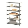 thumbnail image 8 of TRINITY 6-Tier Metal Slat Shoe Rack, 28" W x 12" D x 45" H, 8 of 14