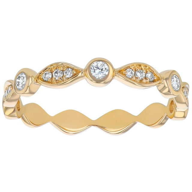 Stackable 0.25 CT. T.W. Diamond Anniversary Band in 14K Gold
