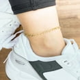 thumbnail image 2 of Ankle Bracelet in 14K Gold, 2 of 4