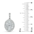 thumbnail image 4 of 0.60 CT. T.W. Diamond Halo Pendant in 14K Gold, 4 of 4