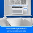 thumbnail image 6 of Midea 10,000 BTU Room Window Air Conditioner, Remote Control, Energy Star w/Wifi & Voice Control, For Spaces up to 450 Sq. Ft., MAW10S1YWT, 6 of 12