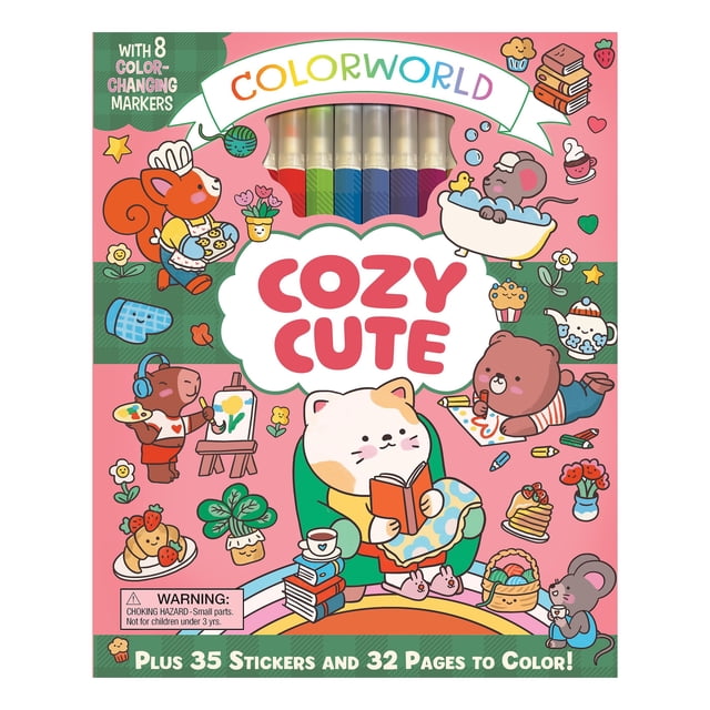 ColorWorld: Cozy Cute, Coloring Kit