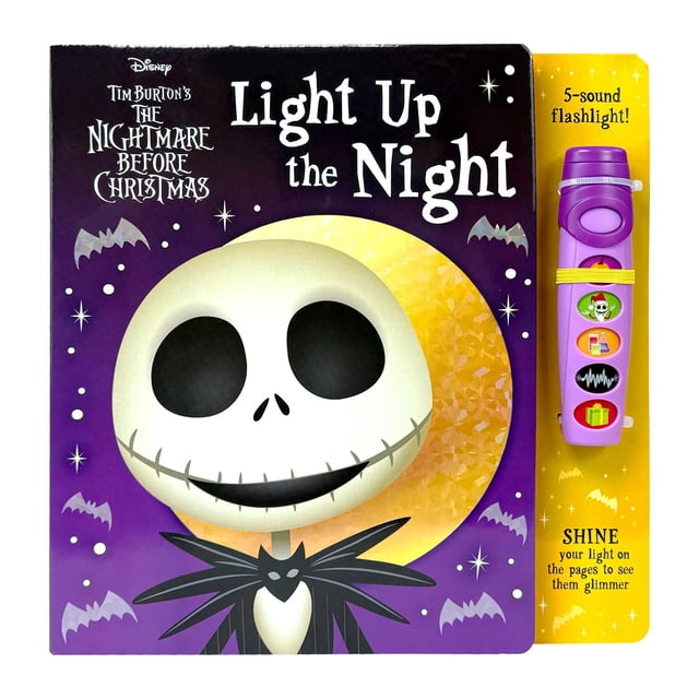 Disney Tim Burton’s The Nightmare Before Christmas: Light Up the Night Sound Book, Board Book